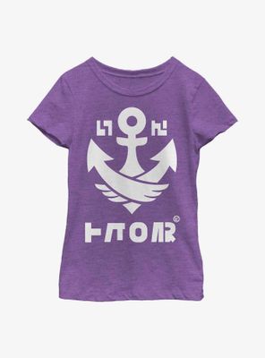 Nintendo Splatoon Splat Badge Anchor Youth Girls T-Shirt