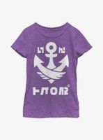 Nintendo Splatoon Splat Badge Anchor Youth Girls T-Shirt