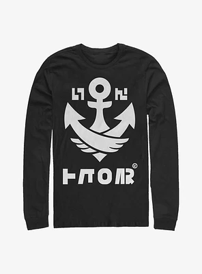 Nintendo Splatoon Splat Badge Anchor Long-Sleeve T-Shirt