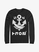 Nintendo Splatoon Splat Badge Anchor Long-Sleeve T-Shirt