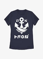 Nintendo Splatoon Splat Badge Anchor Womens T-Shirt