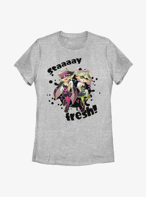 Nintendo Splatoon Stay Fresh Womens T-Shirt