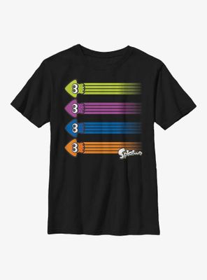 Nintendo Splatoon Inkling Squid Rainbow Youth T-Shirt