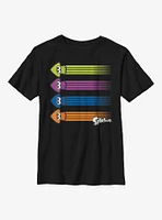 Nintendo Splatoon Inkling Squid Rainbow Youth T-Shirt