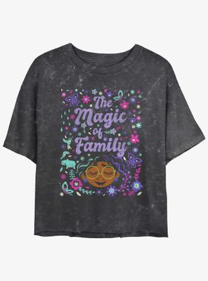 Disney Encanto Magic Mineral Wash Womens Crop T-Shirt