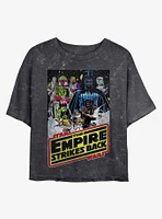 Star Wars The Empire Strikes Back Mineral Wash Crop Womens T-Shirt