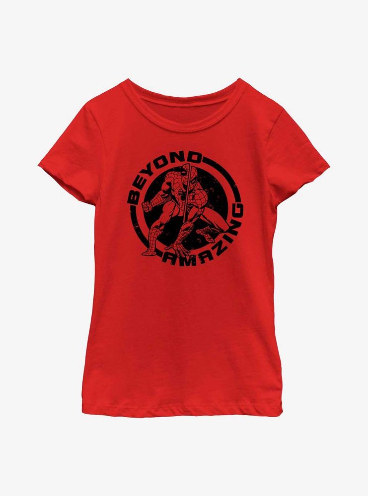 Marvel Spider-Man Beyond Amazing Circle Youth Girls T-Shirt