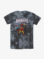 Marvel Avengers Earth's Mightiest Heroes Tie-Dye T-Shirt