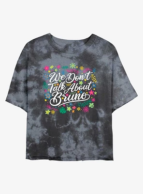 Disney Encanto We Don't Talk About Bruno Tie-Dye Girls Crop T-Shirt