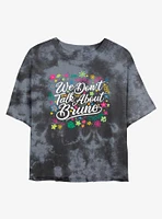 Disney Encanto We Don't Talk About Bruno Tie-Dye Girls Crop T-Shirt