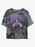 Disney The Little Mermaid Ursula Poor Unfortunate Souls Tie-Dye Girls Crop T-Shirt