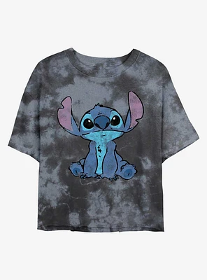 Disney Lilo & Stitch Simply Tie-Dye Girls Crop T-Shirt