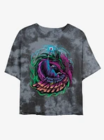 Disney Maleficent Mistress of Mayhem Tie-Dye Girls Crop T-Shirt