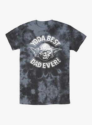 Star Wars Yoda Best Dad Ever Tie-Dye T-Shirt