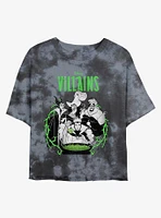 Disney Villains Evil Concoction Tie-Dye Girls Crop T-Shirt