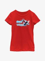 Marvel Spider-Man Beyond Amazing Swing Pose Youth Girls T-Shirt