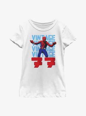 Marvel Spider-Man Vintage 77 Youth Girls T-Shirt