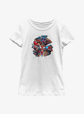 Marvel Spider-Man Web Of Stages Youth Girls T-Shirt