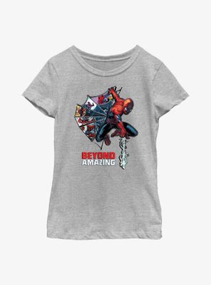 Marvel Spider-Man Beyond Amazingg Web Comic Youth Girls T-Shirt