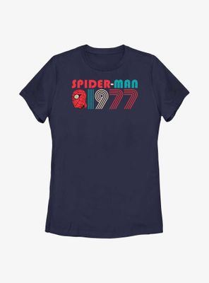 Marvel Spider-Man 1977 Retro Womens T-Shirt