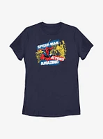 Marvel Spider-Man Beyond Amazing City Swing Womens T-Shirt