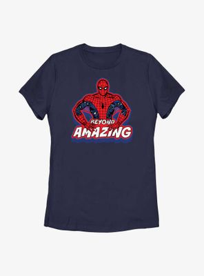 Marvel Spider-Man Beyond Amazing Pose Womens T-Shirt