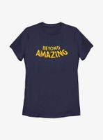 Marvel Spider-Man Beyond Amazing Web Logo Womens T-Shirt