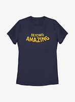 Marvel Spider-Man Beyond Amazing Web Logo Womens T-Shirt