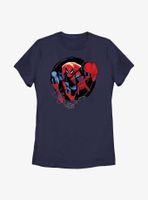 Marvel Spider-Man Circle Forward Womens T-Shirt