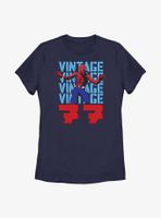 Marvel Spider-Man Vintage 77 Womens T-Shirt