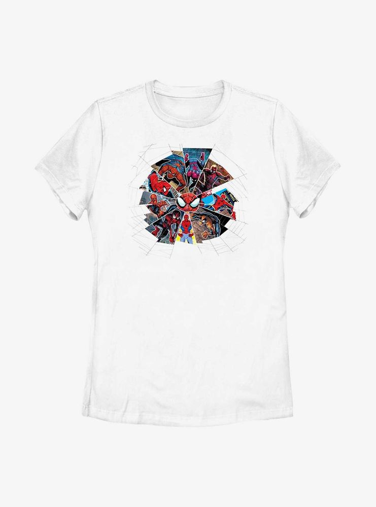 Marvel Spider-Man Web Of Stages Womens T-Shirt