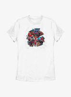 Marvel Spider-Man Web Of Stages Womens T-Shirt