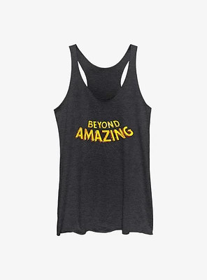 Marvel Spider-Man Beyond Amazing Web Logo Womens Tank Top
