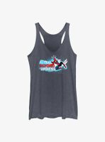 Marvel Spider-Man Beyond Amazing Swing Pose Womens Tank Top