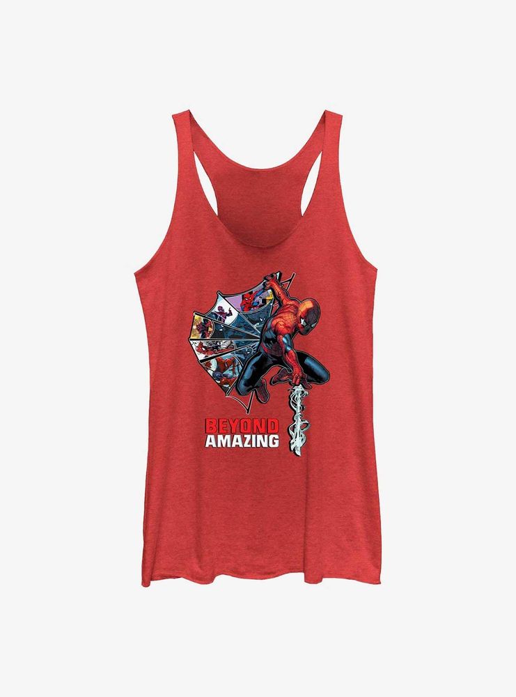 Marvel Spider-Man Beyond Amazingg Web Comic Womens Tank Top