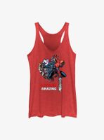 Marvel Spider-Man Beyond Amazingg Web Comic Womens Tank Top