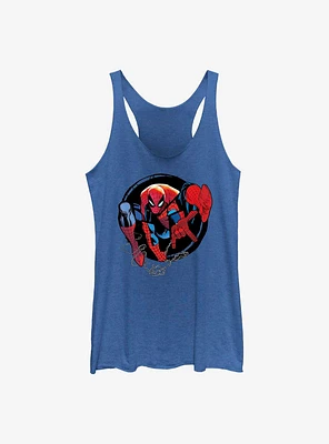 Marvel Spider-Man Circle Forward Womens Tank Top