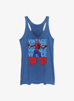 Marvel Spider-Man Vintage 77 Womens Tank Top