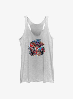 Marvel Spider-Man Web Of Stages Womens Tank Top