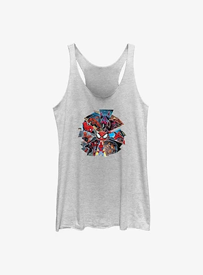 Marvel Spider-Man Web Of Stages Womens Tank Top