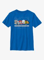 Marvel Spider-Man Beyond Amazing Comic Clippings Logo Youth T-Shirt