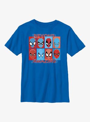 Marvel Spider-Man Beyond Amazing Squares Youth T-Shirt