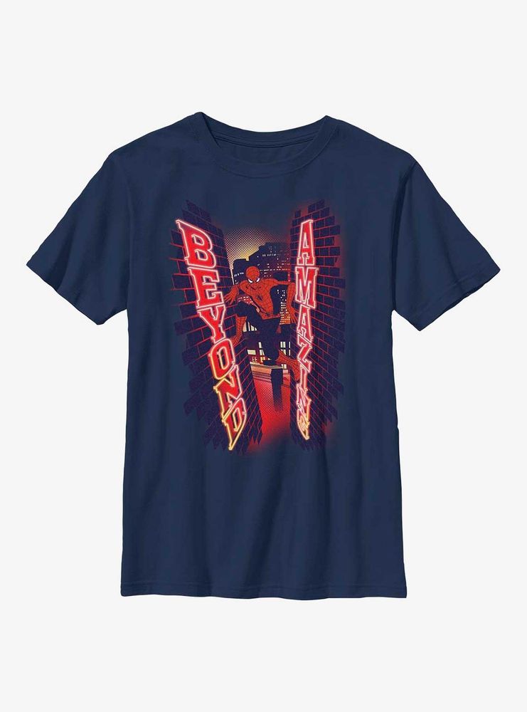 Marvel Spider-Man Beyond Amazing Wall Climb Youth T-Shirt