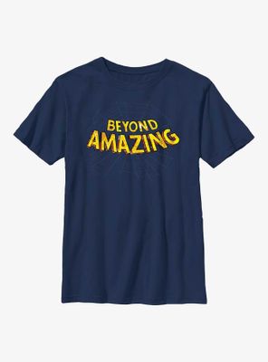 Marvel Spider-Man Beyond Amazing Web Logo Youth T-Shirt