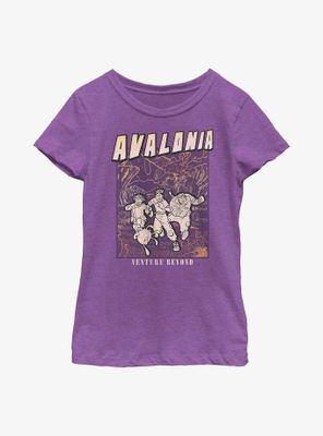 Disney Strange World Avalonia Adventure Beyond Youth Girls T-Shirt