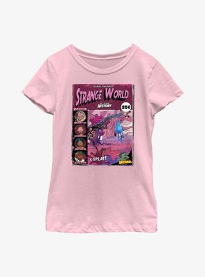 Disney Strange World Comic Adventures Youth Girls T-Shirt