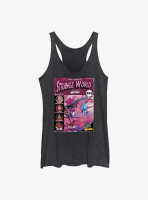 Disney Strange World Comic Adventures Womens Tank Top