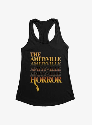 The Amityville Horror Logo Girls Tank