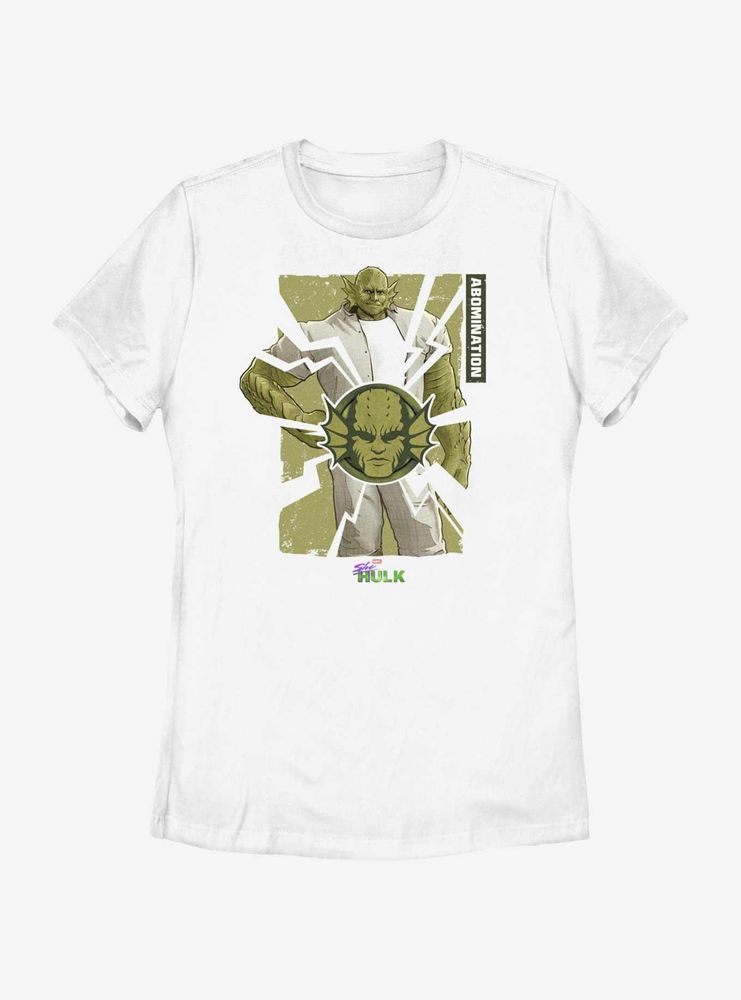 Marvel She-Hulk Abomination Poster Womens T-Shirt