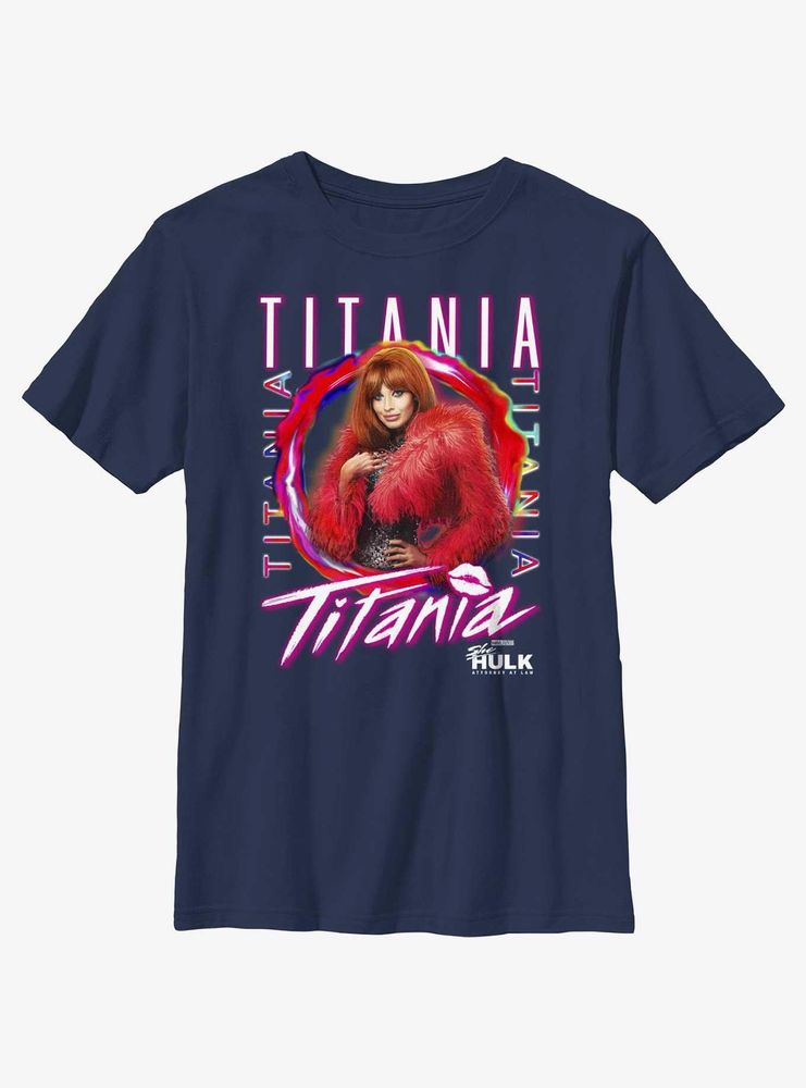 Marvel She-Hulk Titania Poster Youth T-Shirt